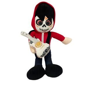 DISNEY COCO MIGUEL Plush Doll 20 Inch Hector Guitar Removable Hoodie Large